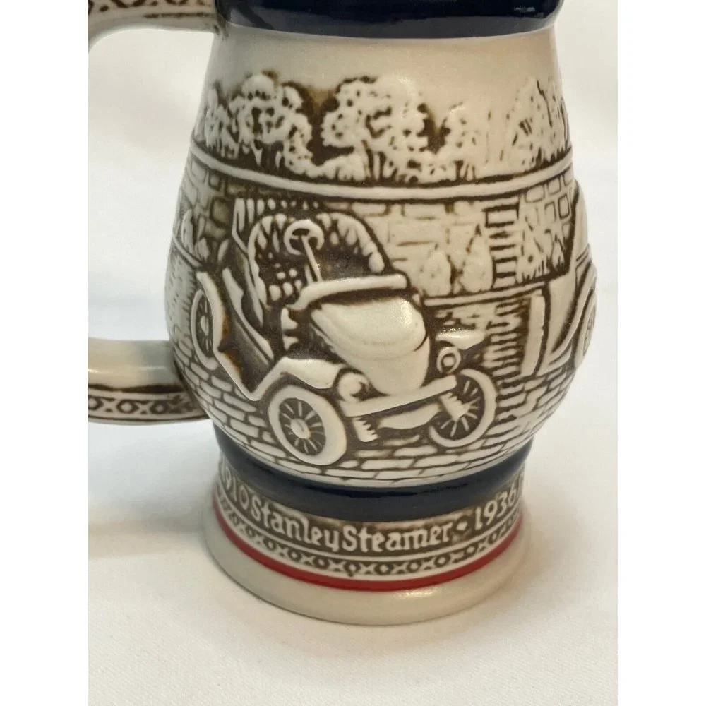 AVON Beer Stein Automotive Cars Ford 1982 handcrafted in Brazil 5